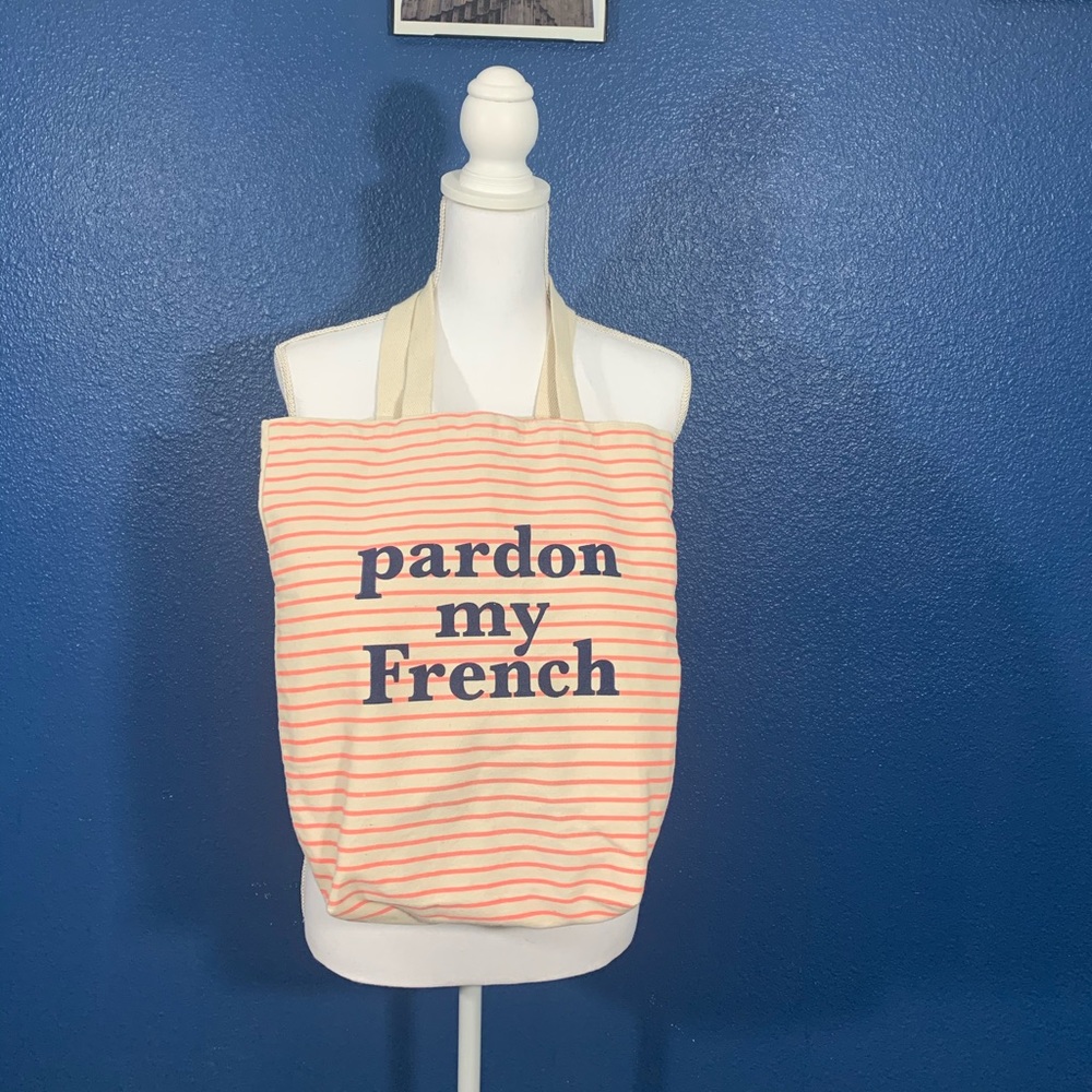 Old Navy “Pardon My French” tote